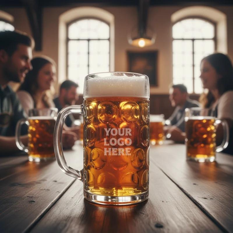 Bavarian Embossed Beer Mug 15oz thumb 4