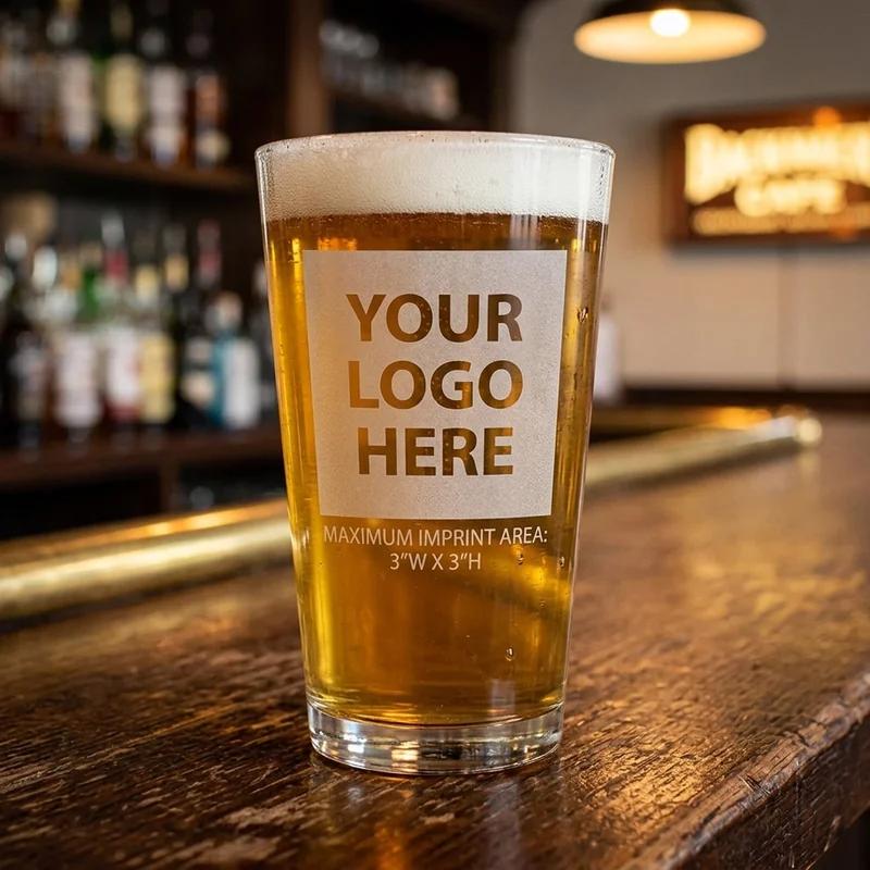 Beer Pint Glass 16oz thumb 3