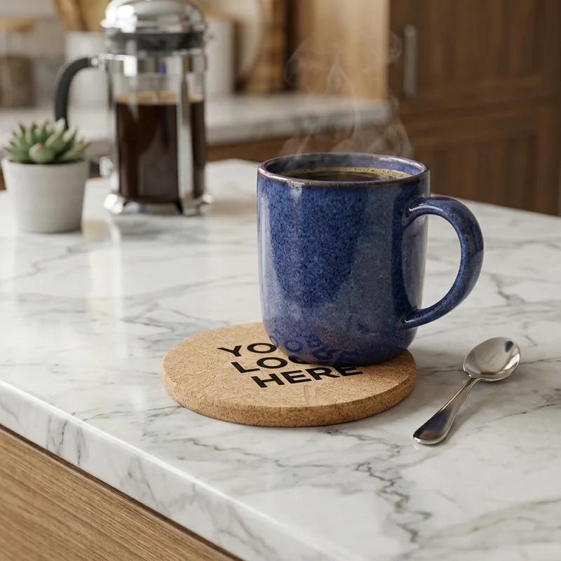 Coaster Cork Round thumb 3
