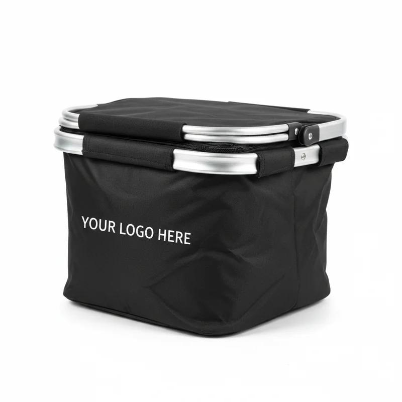 Compact Folding Picnic Basket Cooler thumb 3