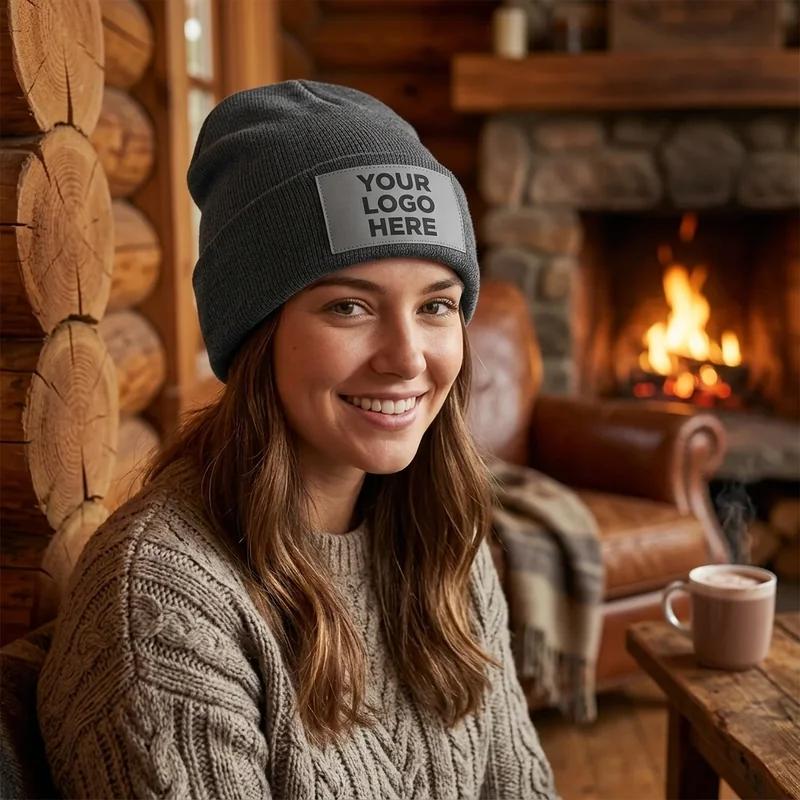 Cuffed Knit Beanie thumb 3