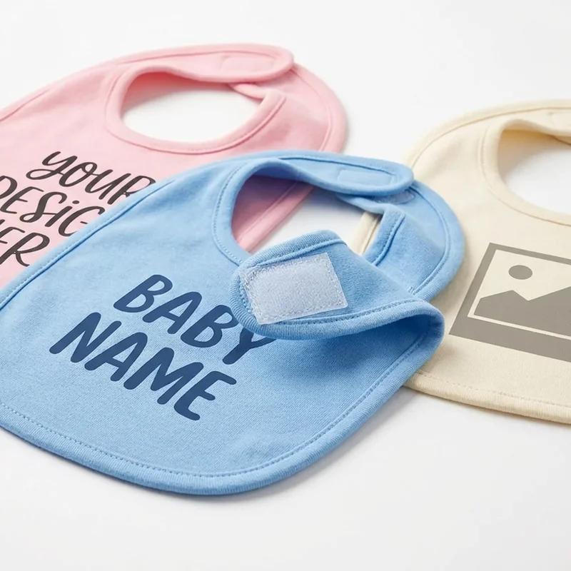 Aangepaste Baby Slabbetjes 3-Pack thumb 2