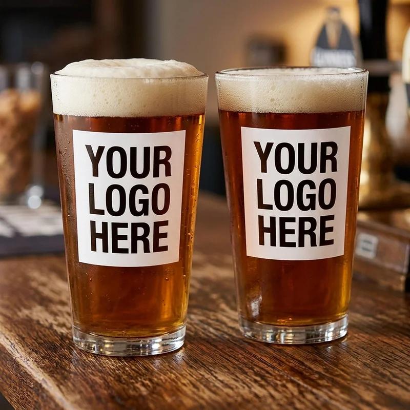 Custom Beer Pint Glasses thumb 3