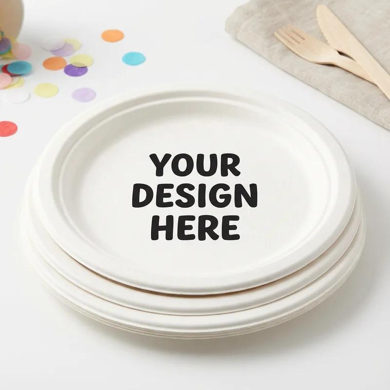 Custom Party Plates 9-Inch thumb 1