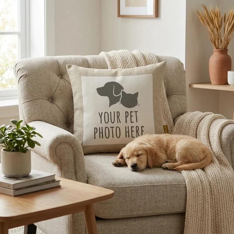 Custom Pet Photo Pillow thumb 3