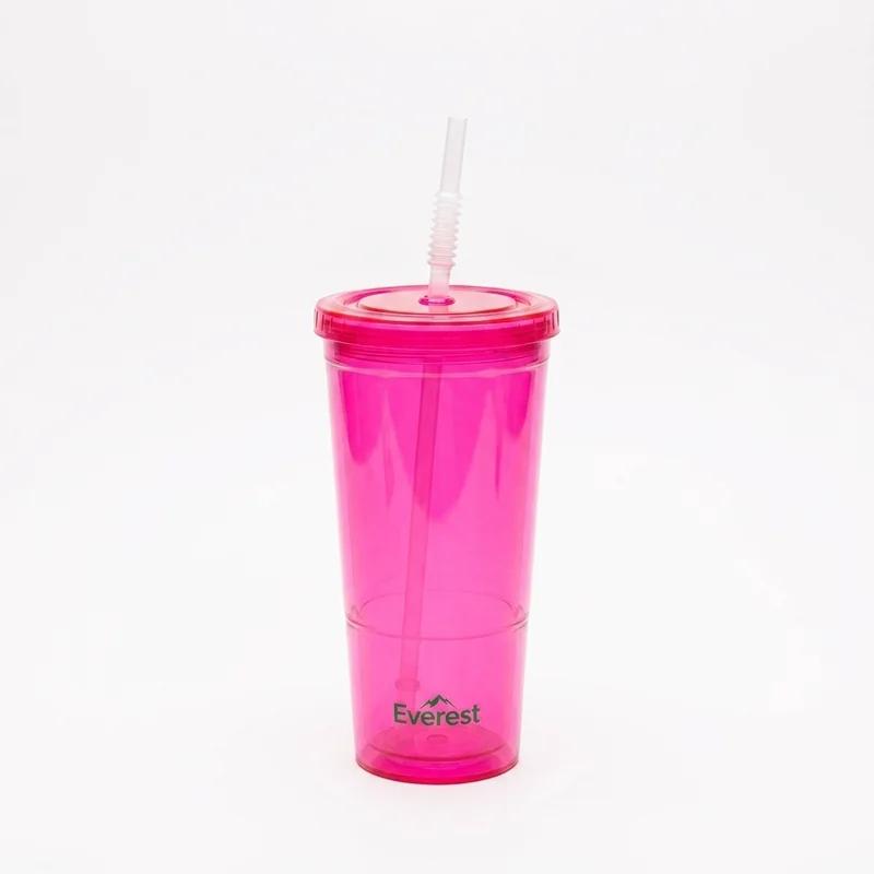 Everest 22oz Plastic Straw Tumbler thumb 4