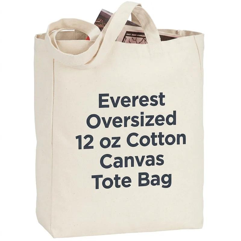 Everest Oversized 12-oz Cotton Canvas Tote Bag thumb 3