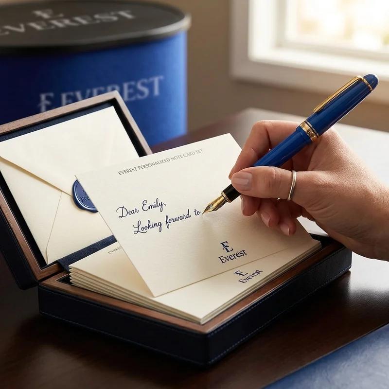 Everest Personalized Note Card Set thumb 3