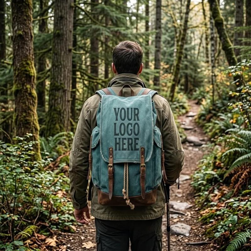 Everest Vintage Canvas Rucksack thumb 3