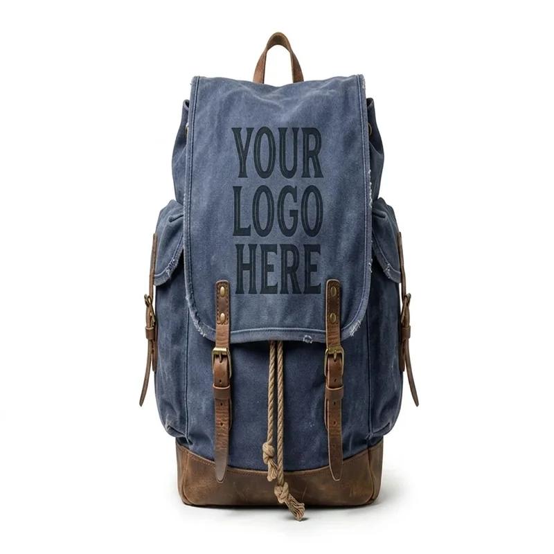 Everest Vintage Canvas Rucksack thumb 4