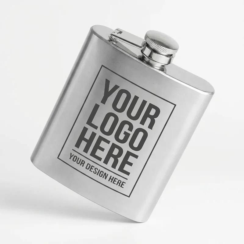 Hip Flask 8oz Stainless thumb 2