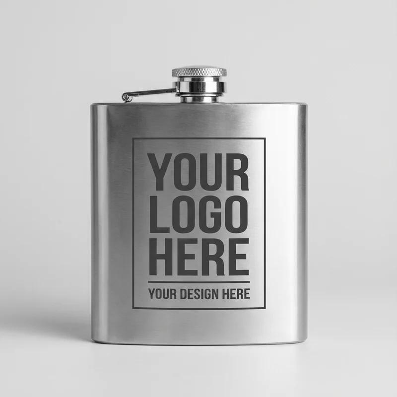 Hip Flask 8oz Stainless thumb 1
