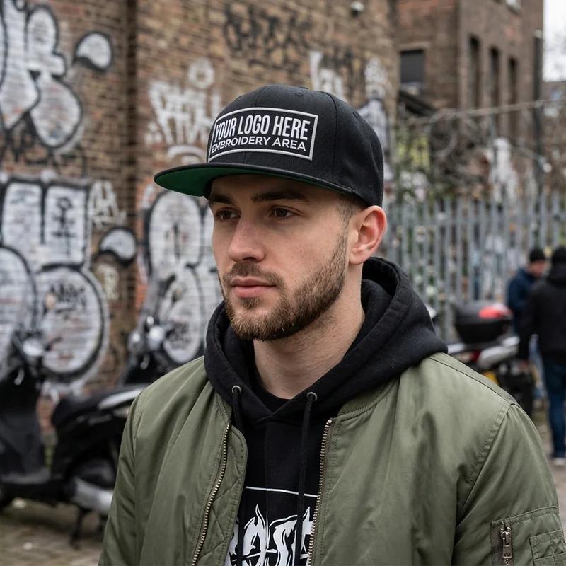 Platte Rand Fitted Cap thumb 3