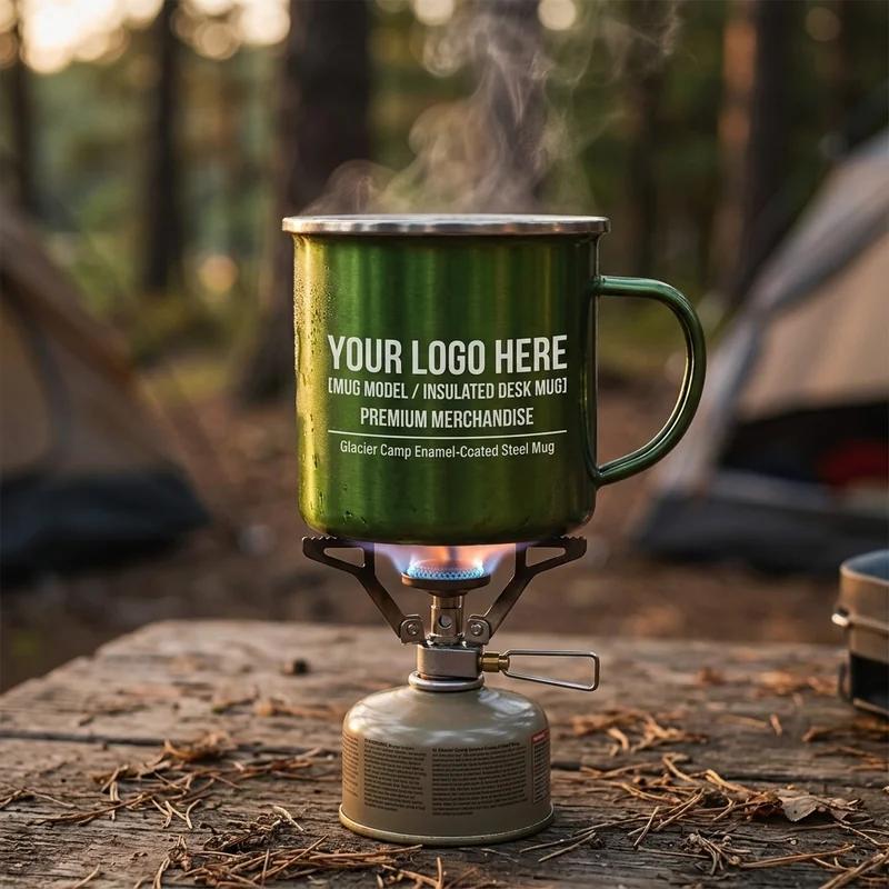 Glacier Camp Enamel-Coated Steel Mug thumb 3