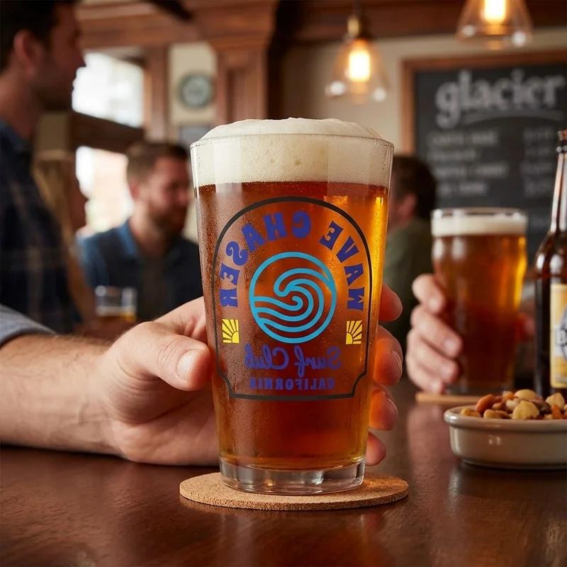 Glacier Frost 16oz Pub Glass Pro thumb 3
