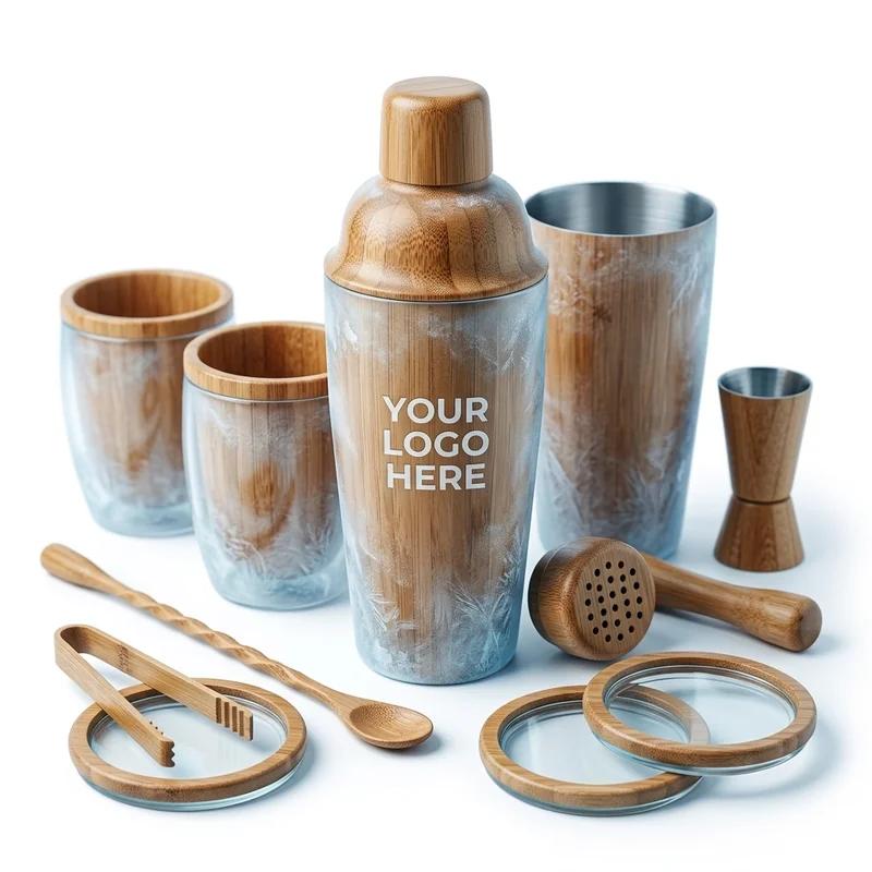 Glacier Frost Bamboo Shaker Set thumb 2