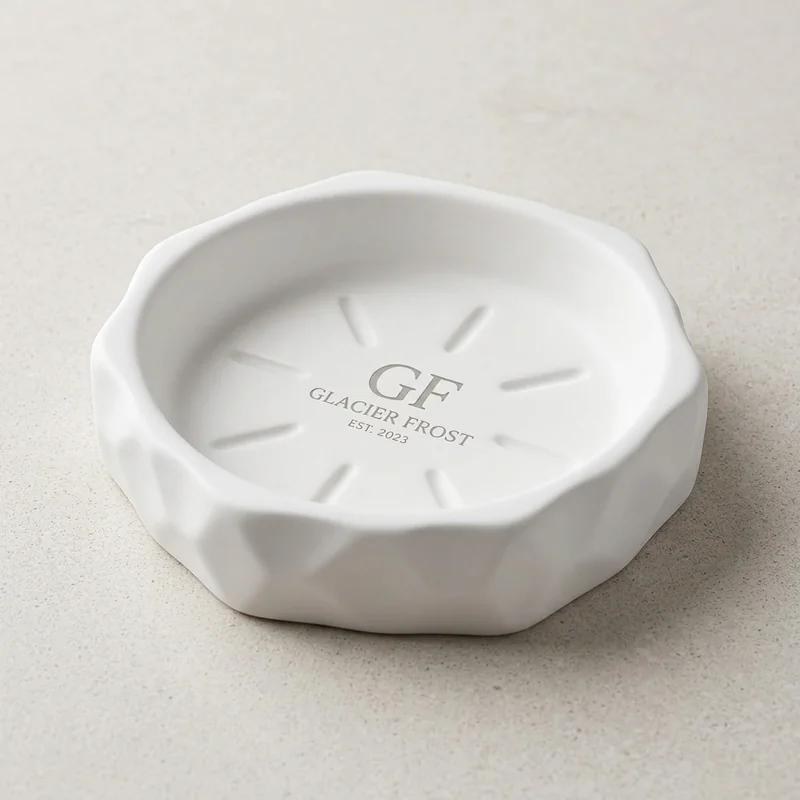 Glacier Frost Ceramic Soap Dish thumb 4