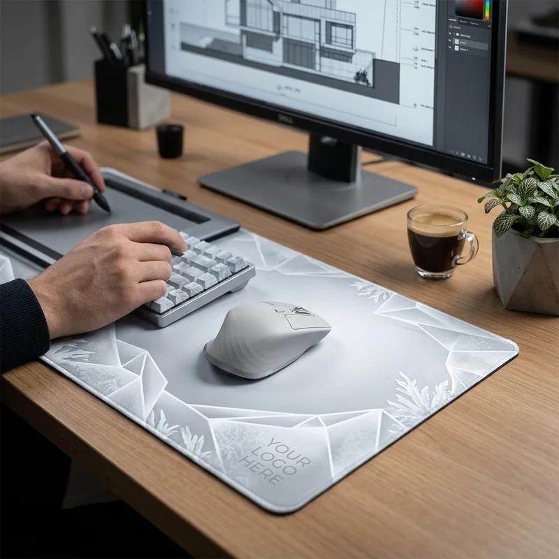 Glacier Frost Desk Mouse Pad Elite thumb 3