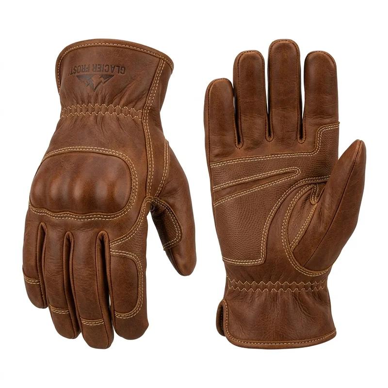 Glacier Frost Leather Work Gloves thumb 4