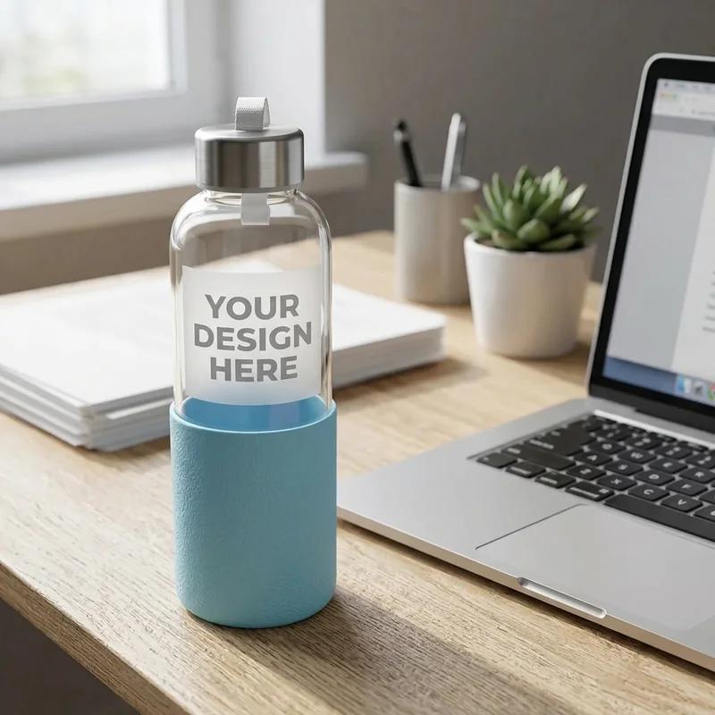 Glass Water Bottle 16oz thumb 3