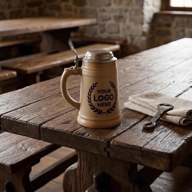 Chope à bière avec poignée 20oz thumb 3