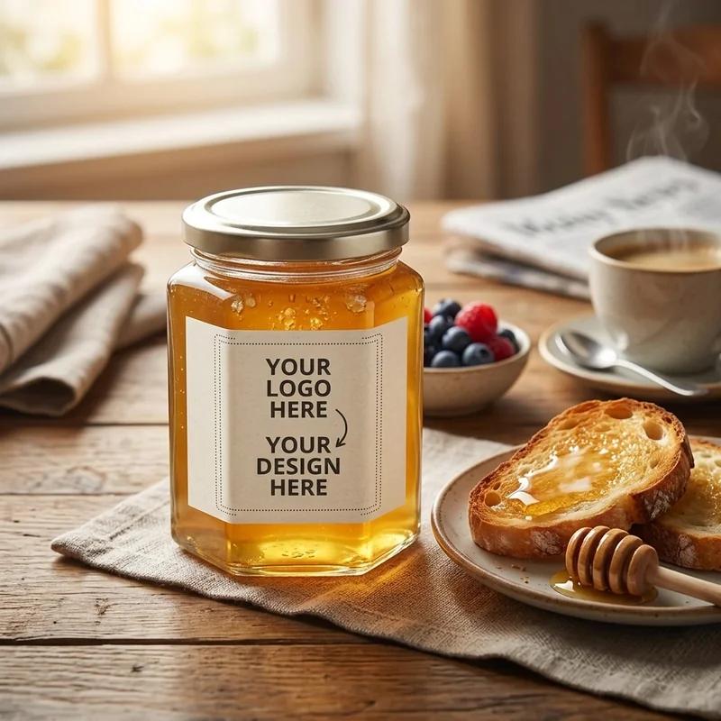 Raw Honey 8oz Jar thumb 3