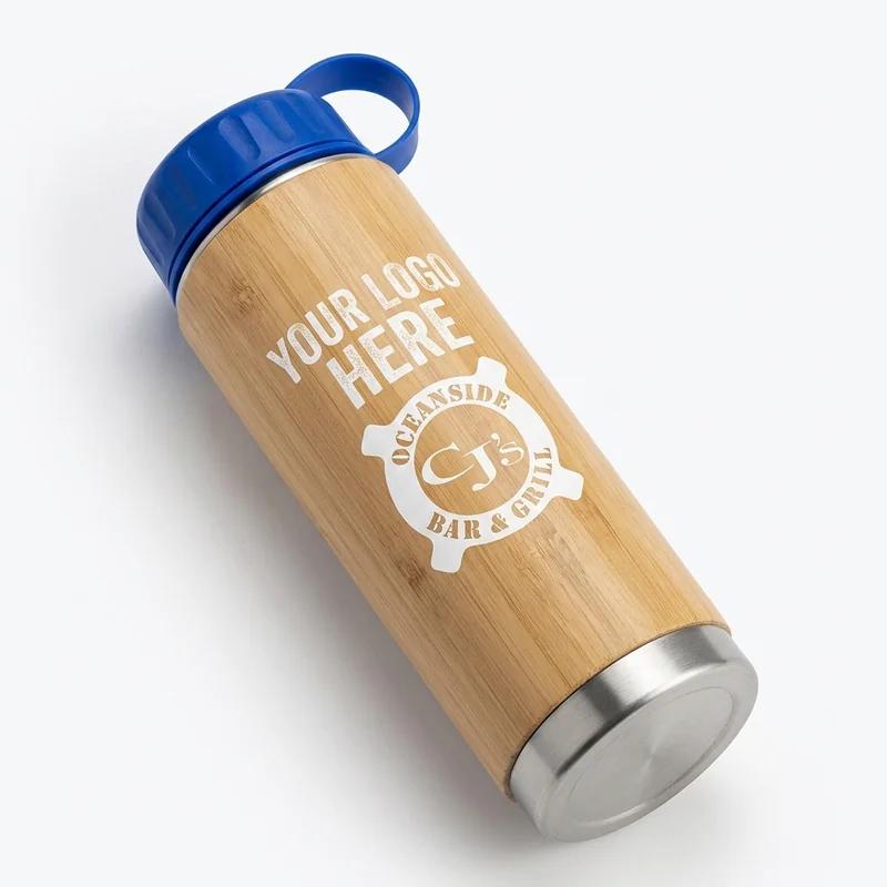 Peak Hydration 20oz Aluminum Bamboo Bottle thumb 2