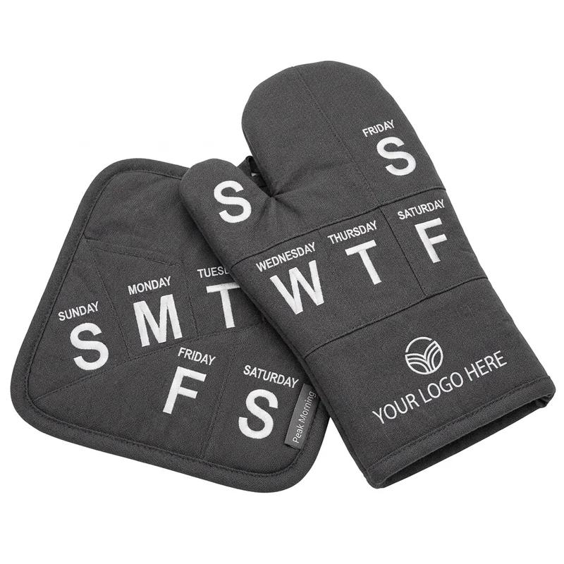 Peak Morning Cotton Oven Mitt Set thumb 4