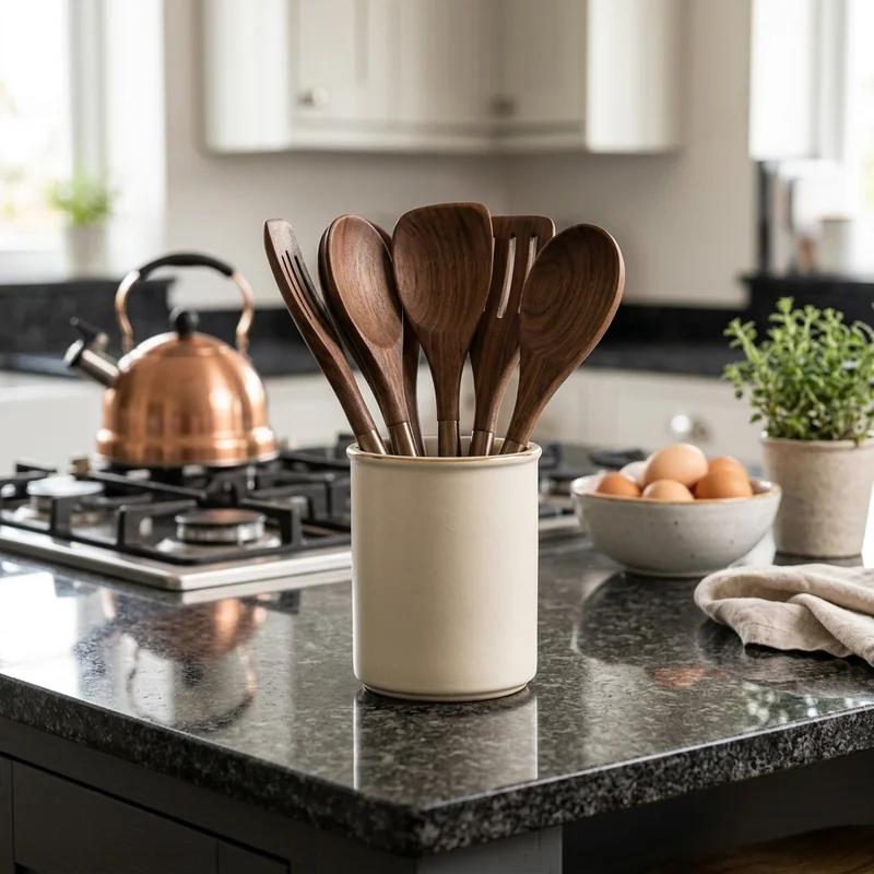 Peak Morning Wooden Utensil Set Elite thumb 3