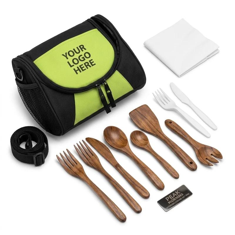 Peak Morning Wooden Utensil Set Pro thumb 2