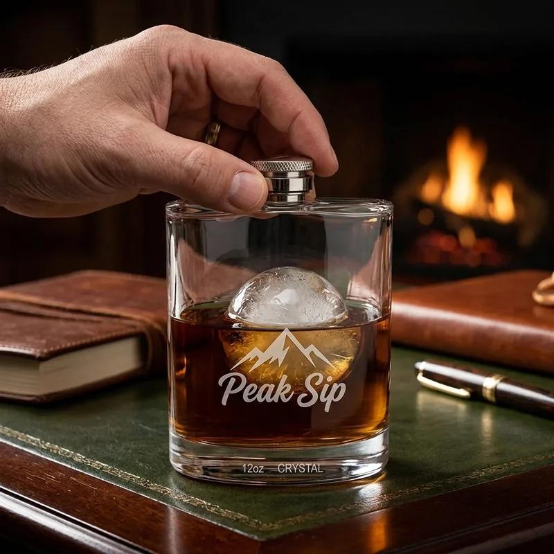 Peak Sip 12oz Whiskey Glass thumb 3
