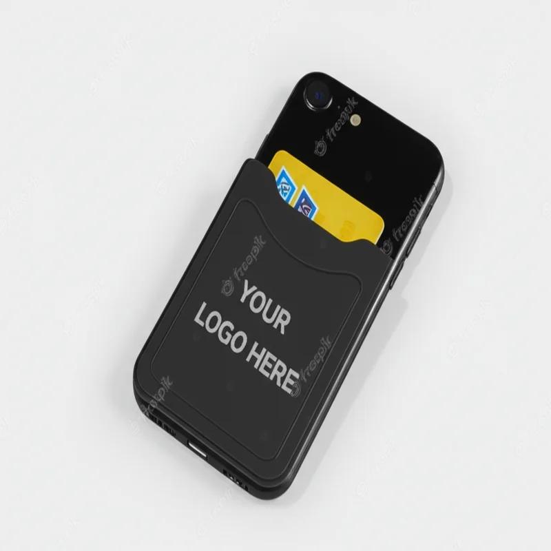 Silicone Phone Wallet/Card Holder thumb 1