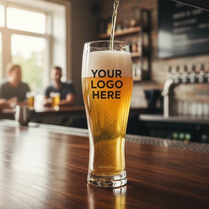 Pilsen Slim Pilsner Glass 15oz thumb 4