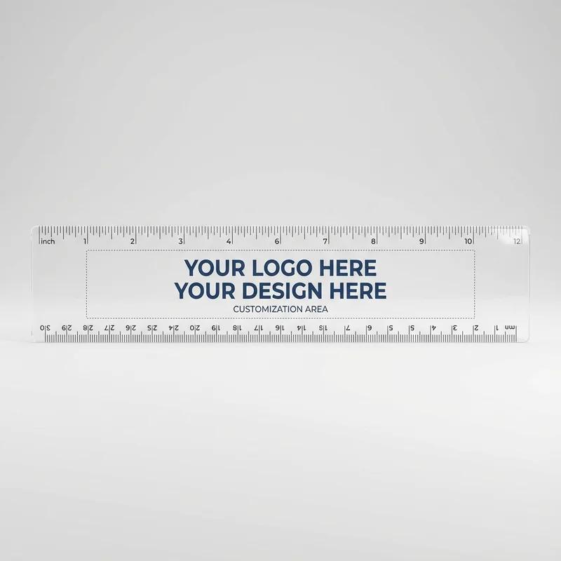 12" Plastic Ruler thumb 1