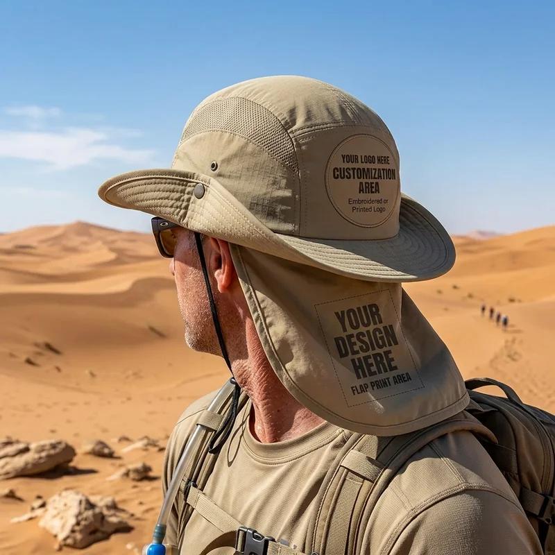 Safari Sun Hat with Neck Flap thumb 3