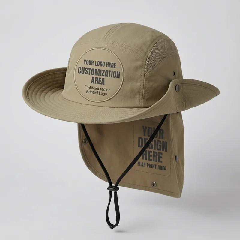 Safari Sun Hat with Neck Flap