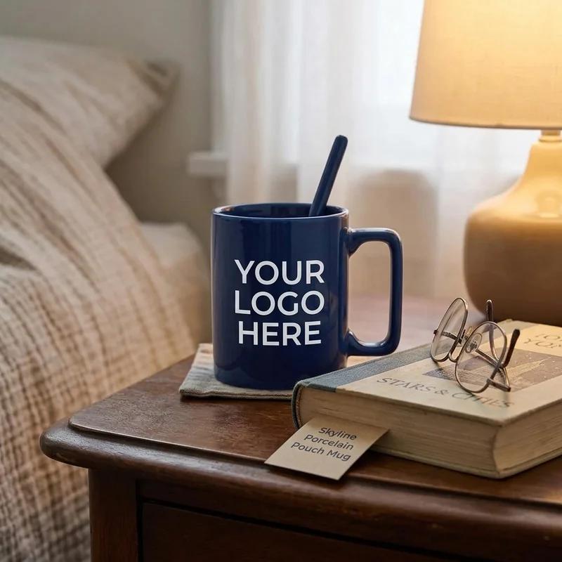 Skyline Porcelain Pouch Mug thumb 3