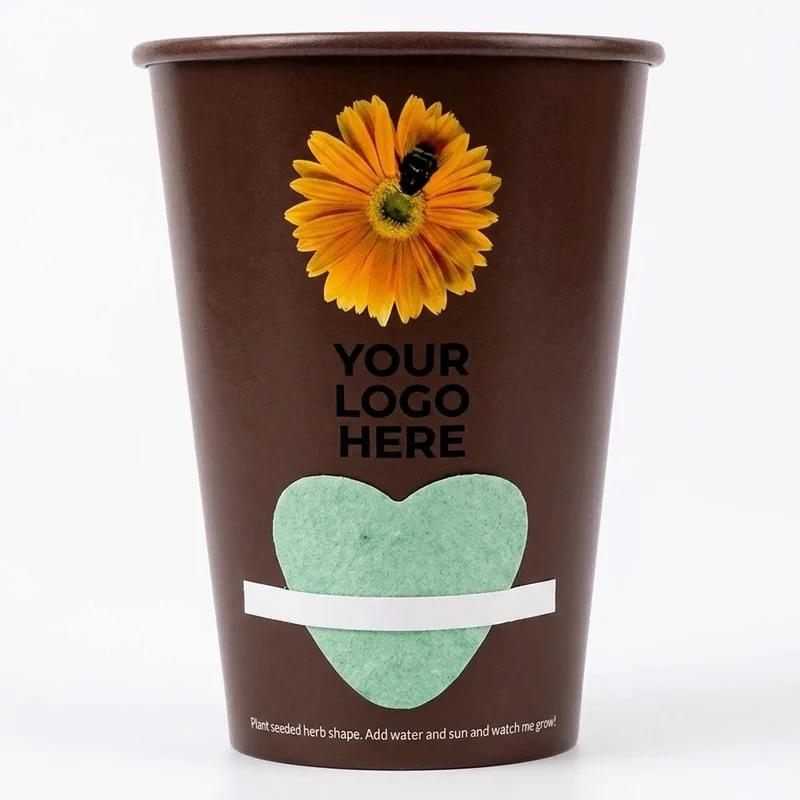 Summit 10oz Paper Coffee Cup White thumb 4