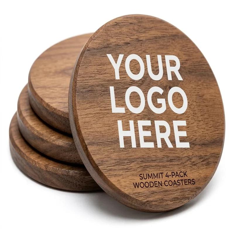 Summit 4-Pack Wooden Coasters thumb 2
