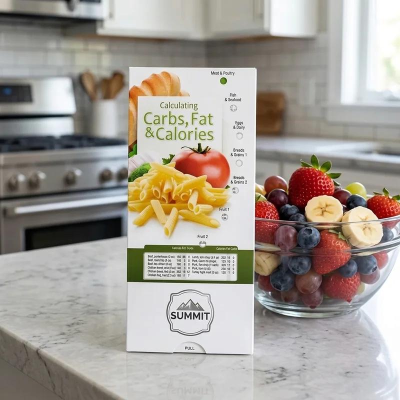 Summit Calculating Carbs, Fat & Calories Pocket Slider thumb 3