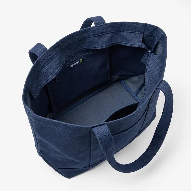 Summit Cotton Canvas Tote Navy thumb 2
