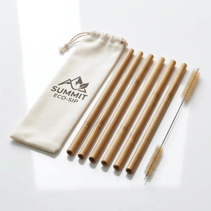 Summit Eco-Sip Bamboo Straw Set thumb 2