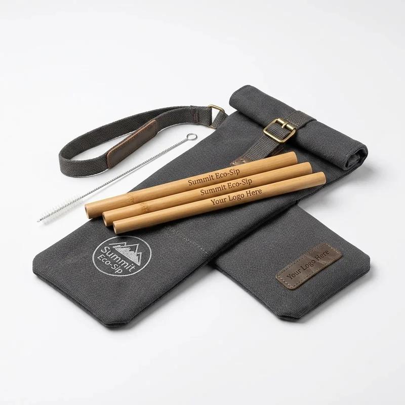 Summit Eco-Sip Bamboo Straw Set thumb 4