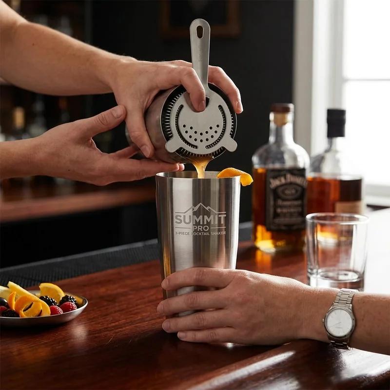 Summit Pro 3-Piece Cocktail Shaker thumb 3