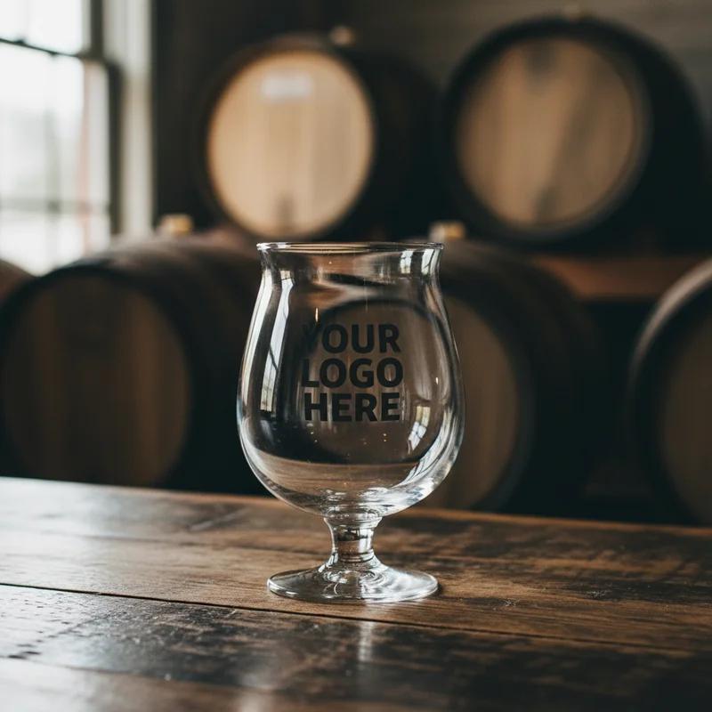 Trappist Tulip Beer Glass 12oz thumb 4