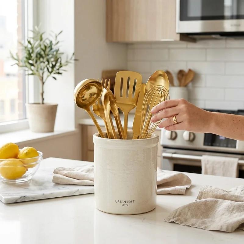 Urban Loft Ceramic Tool Crock Elite thumb 3