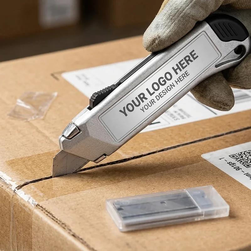 Utility Knife Retractable thumb 3