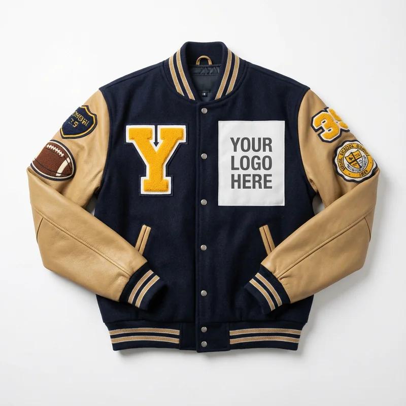 Varsity Jacket with Patches