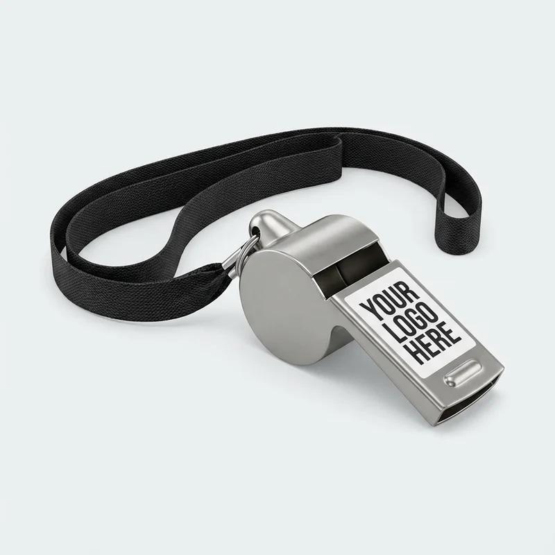 Coaches Whistle with Lanyard