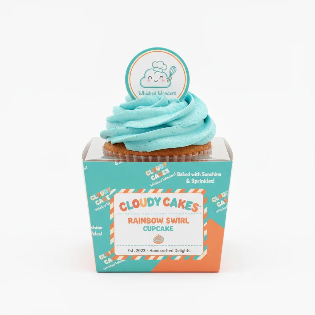 Custom Logo Cupcakes πΊπΈ